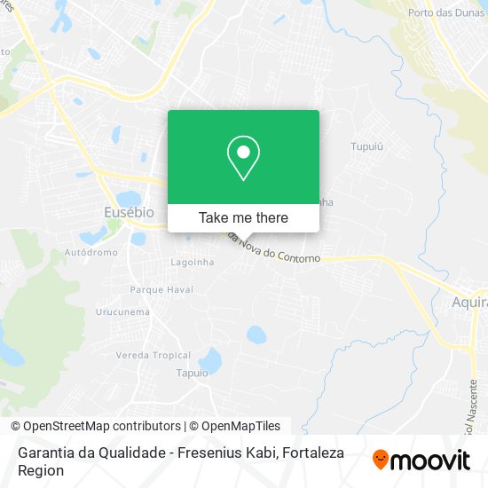 Garantia da Qualidade - Fresenius Kabi map