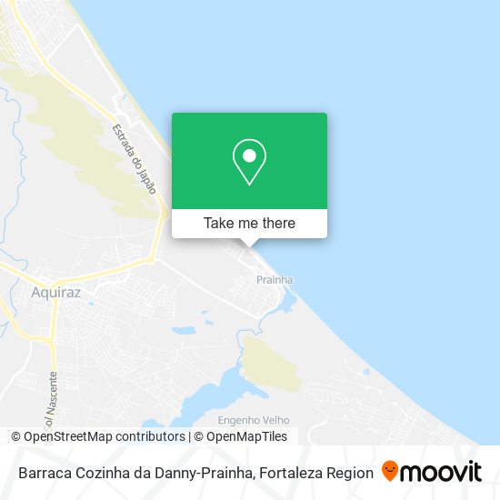 Mapa Barraca Cozinha da Danny-Prainha