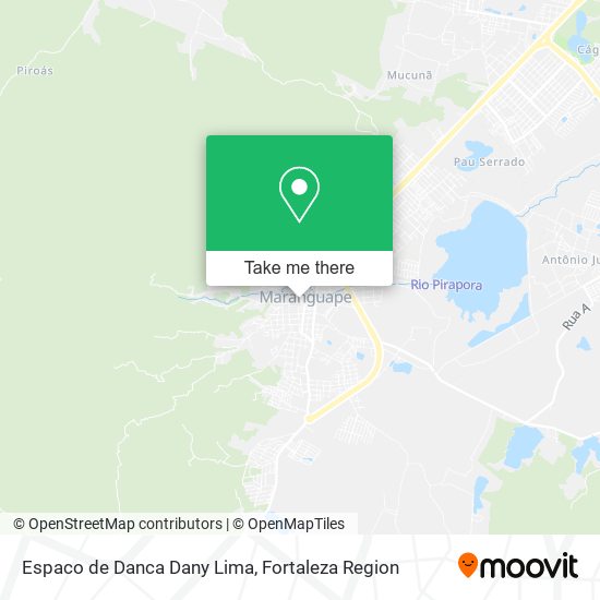 Mapa Espaco de Danca Dany Lima