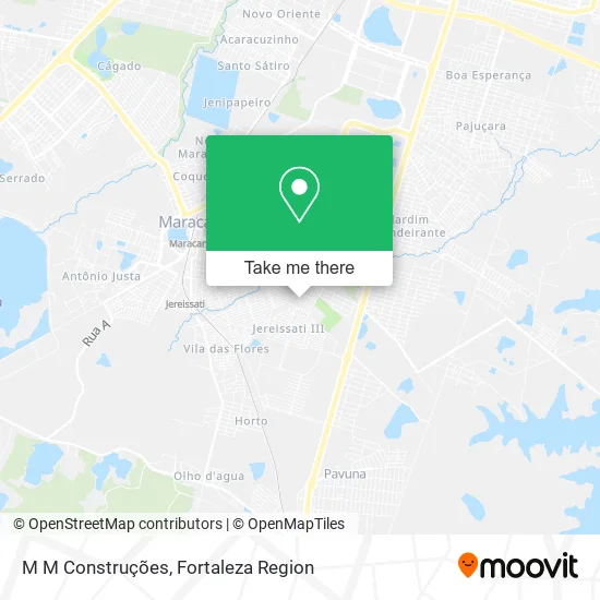 M M Construções map