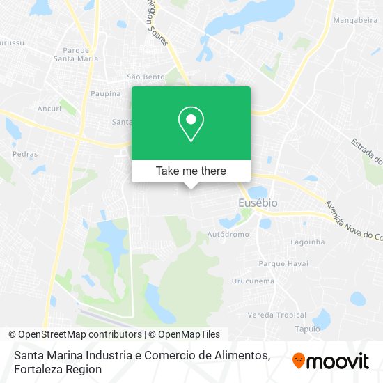 Santa Marina Industria e Comercio de Alimentos map