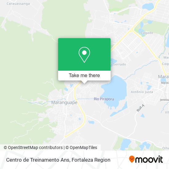 Centro de Treinamento Ans map