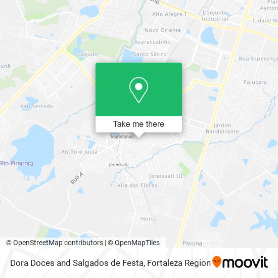 Dora Doces and Salgados de Festa map