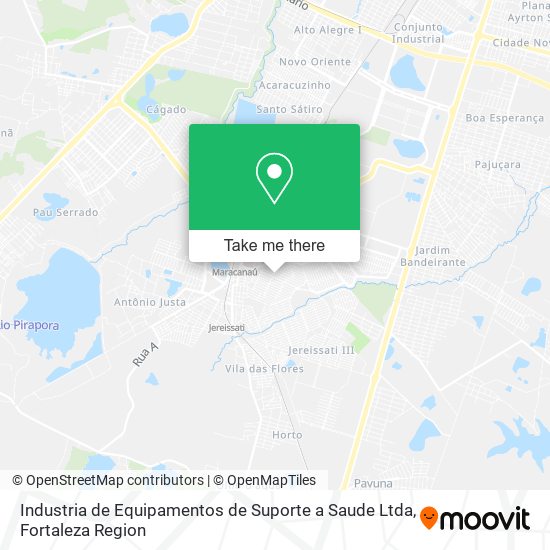 Mapa Industria de Equipamentos de Suporte a Saude Ltda