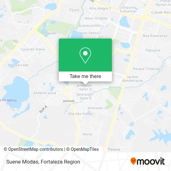 Suene Modas map