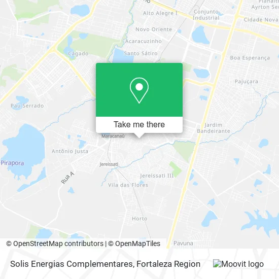 Solis Energias Complementares map