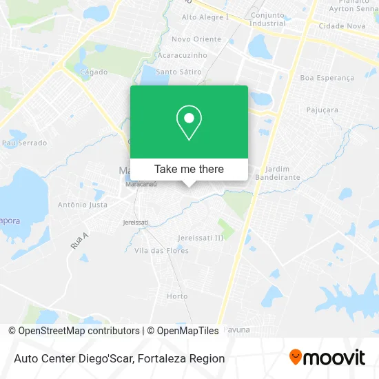 Auto Center Diego'Scar map