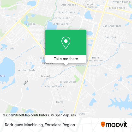 Mapa Rodrigues Machining