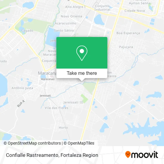 Confialle Rastreamento map