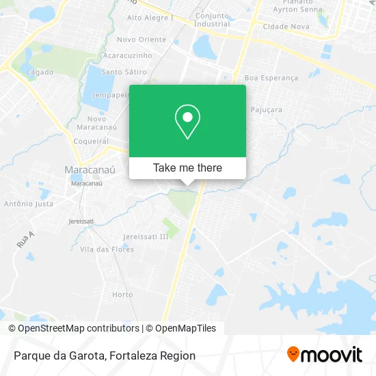 Parque da Garota map