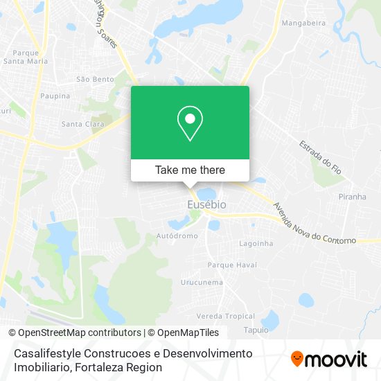 Casalifestyle Construcoes e Desenvolvimento Imobiliario map