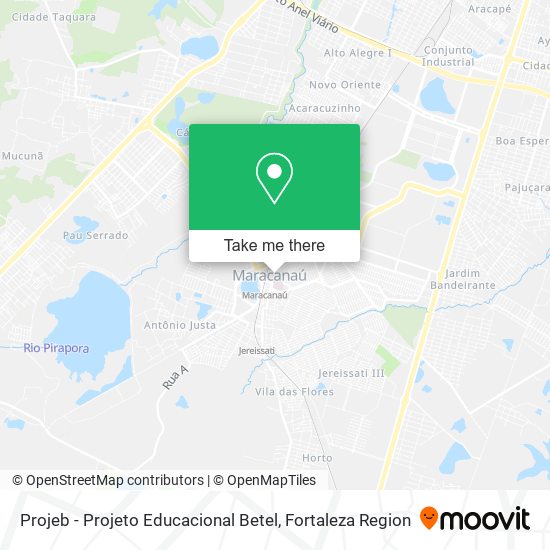 Mapa Projeb - Projeto Educacional Betel