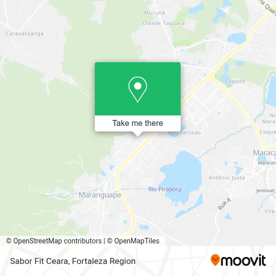 Sabor Fit Ceara map