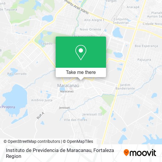 Instituto de Previdencia de Maracanau map