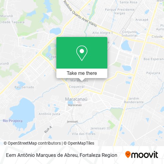 Mapa Eem Antônio Marques de Abreu