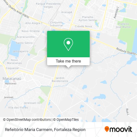Refeitório Maria Carmem map