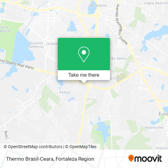 Thermo Brasil-Ceara map