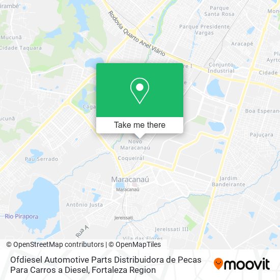 Ofdiesel Automotive Parts Distribuidora de Pecas Para Carros a Diesel map