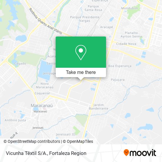 Vicunha Têxtil S/A. map