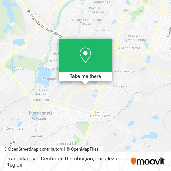 Frangolândia - Centro de Distribuição map