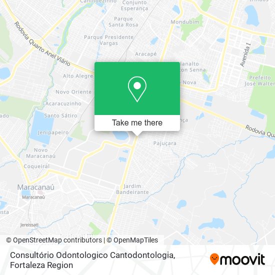 Mapa Consultório Odontologico Cantodontologia