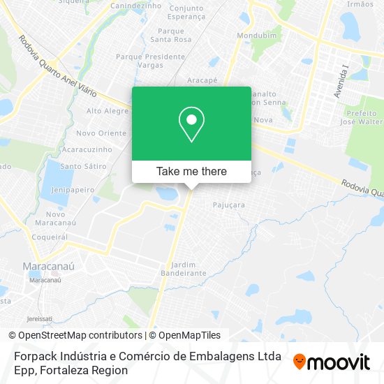 Forpack Indústria e Comércio de Embalagens Ltda Epp map