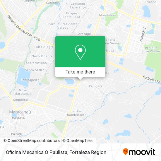 Oficina Mecanica O Paulista map
