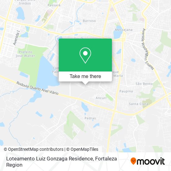 Loteamento Luiz Gonzaga Residence map