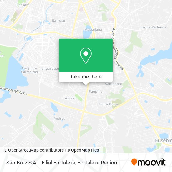 São Braz S.A. - Filial Fortaleza map
