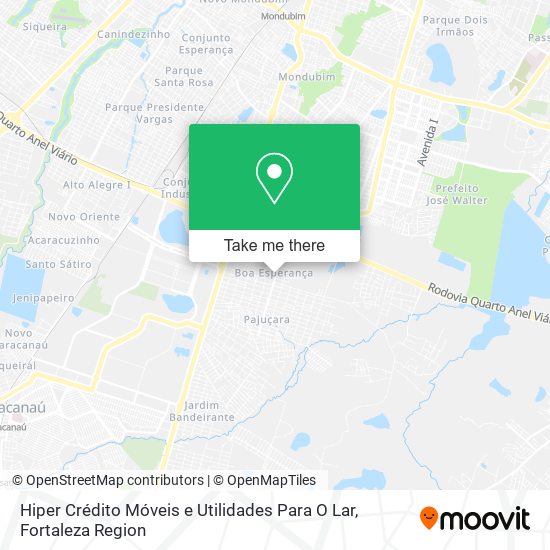 Hiper Crédito Móveis e Utilidades Para O Lar map