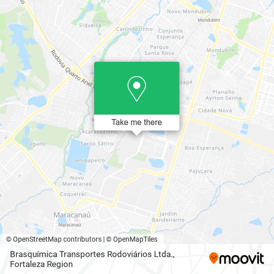 Brasquímica Transportes Rodoviários Ltda. map
