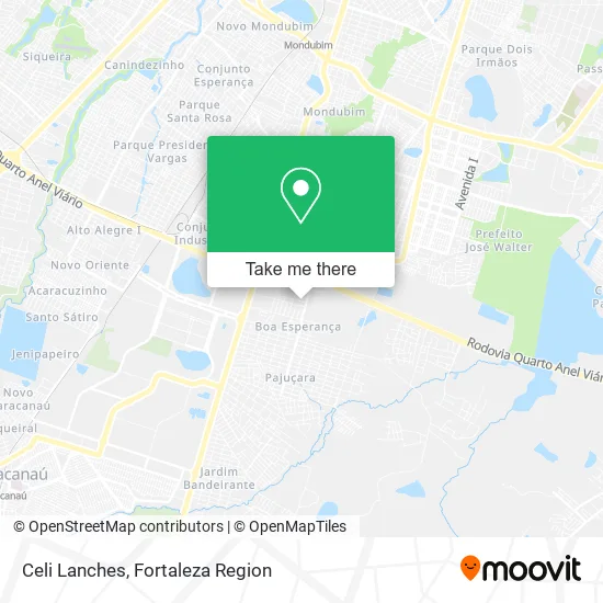 Celi Lanches map