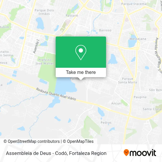 Assembleia de Deus - Codó map