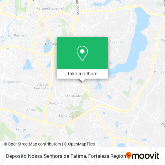 Mapa Deposito Nossa Senhora de Fatima