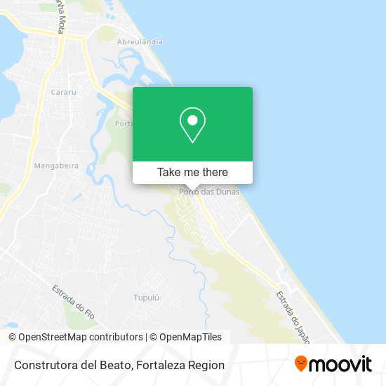 Construtora del Beato map