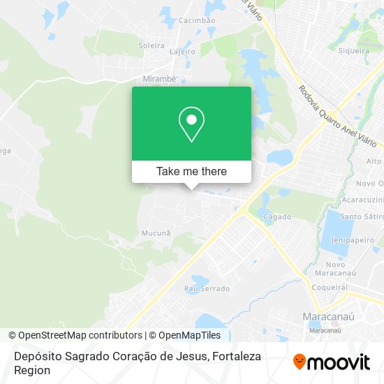 Depósito Sagrado Coração de Jesus map