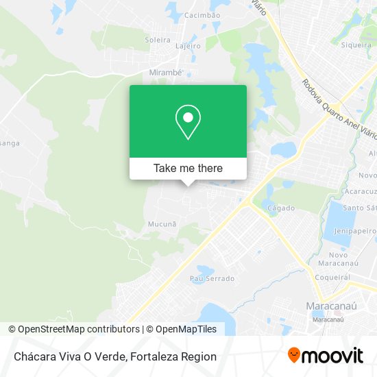 Chácara Viva O Verde map