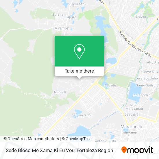 Sede Bloco Me Xama Ki Eu Vou map