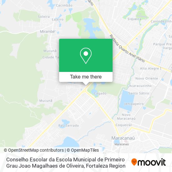 Conselho Escolar da Escola Municipal de Primeiro Grau Joao Magalhaes de Oliveira map