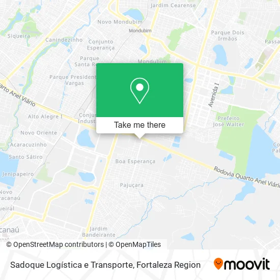 Sadoque Logística e Transporte map