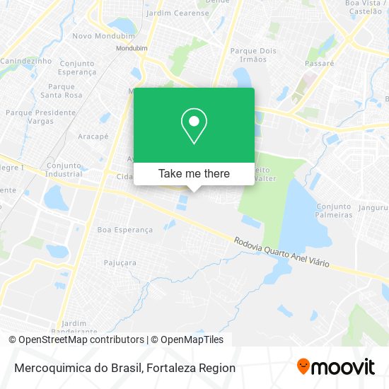 Mercoquimica do Brasil map