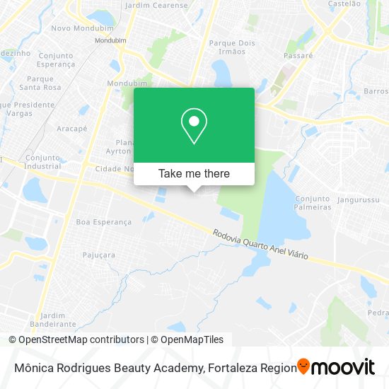 Mônica Rodrigues Beauty Academy map