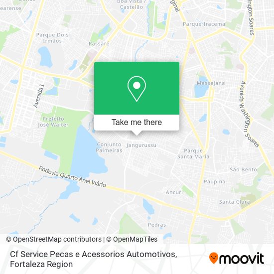 Mapa Cf Service Pecas e Acessorios Automotivos