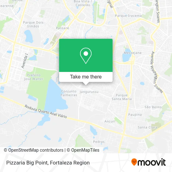 Pizzaria Big Point map