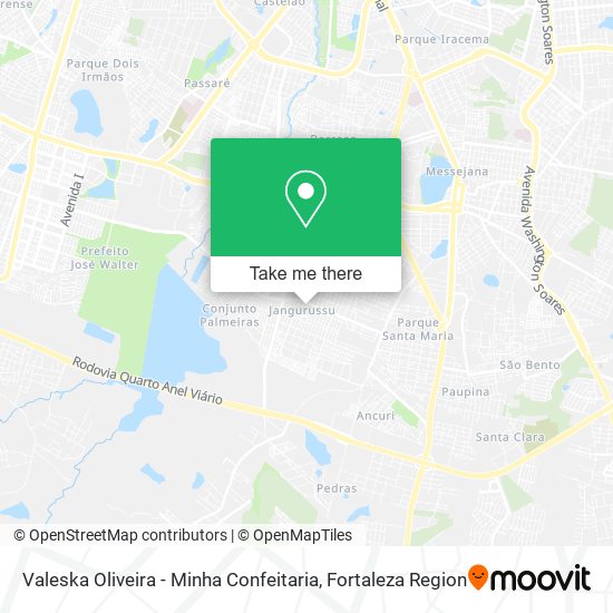 Mapa Valeska Oliveira - Minha Confeitaria