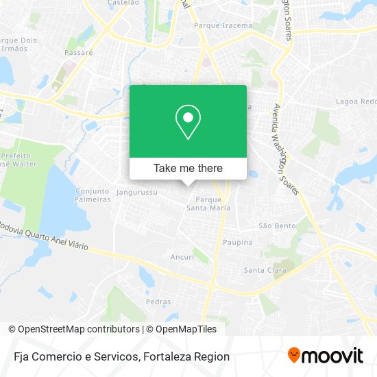 Fja Comercio e Servicos map