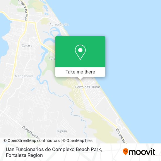 Mapa Uan Funcionarios do Complexo Beach Park