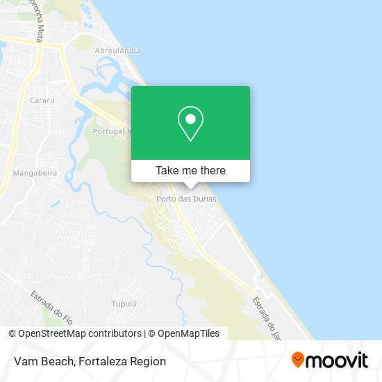 Mapa Vam Beach