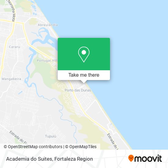 Academia do Suites map