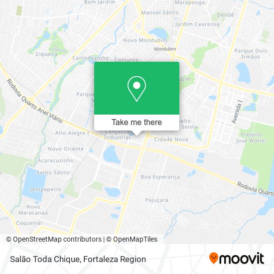 Salão Toda Chique map